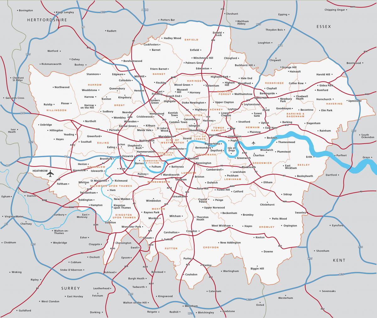 mappa di Londra