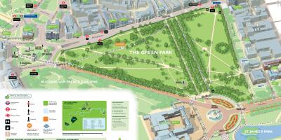 Mappa di parco Verde Londra