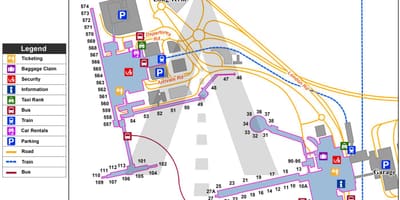 Gatwick mappa