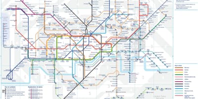 Mappa della metropolitana di Londra